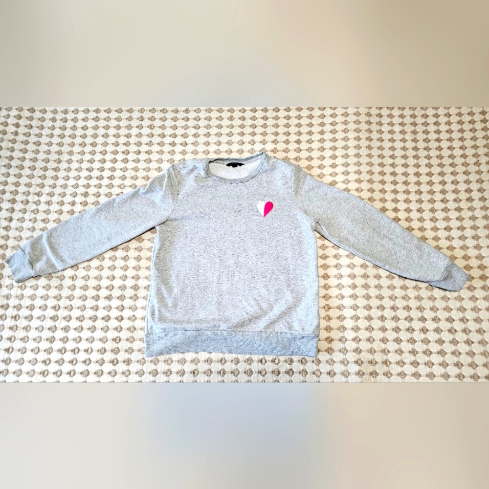 Banana Republic Classic Fleece Heart Sweatshirt